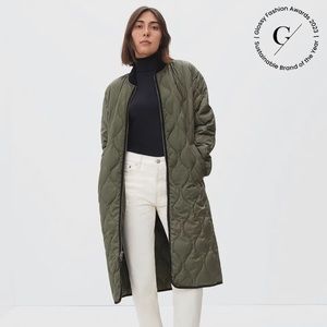 Everlane The Renew Long Liner in Kalamata XS